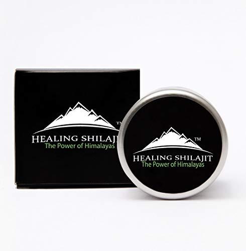 Himalayan Healing Shalajeet 10 Grams of Real Shilajit - Asphaltum - Purified Mineral Pitch - The Purest, Strongest Resin Ship Straight from 16,000 Feet to You - 10-Grams