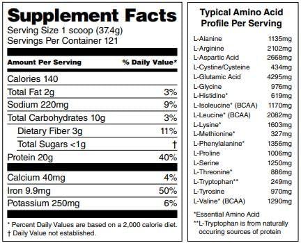 swiig swiig Madagascar Vanilla Ancient Grains Plant Protein - 10lb