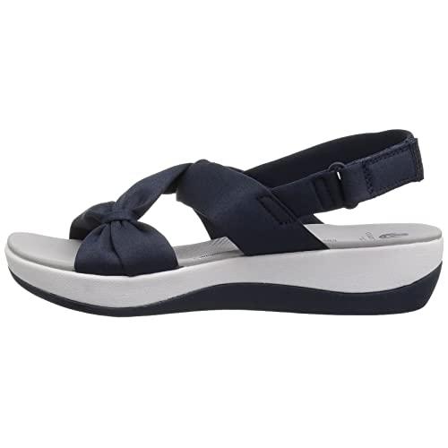 Optigard Women\'s Flat Orthopedic Arch Support Reduces Pain Comfy Sandal, Casual Non-Slip Comfy Adjusting Ankle-Strap Beach Walking Sandals with Arch Support (12,Blue,Female)