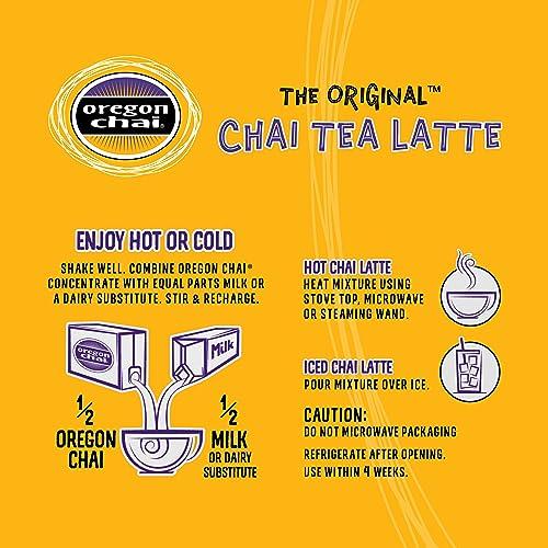 Oregon Chai Oregon Chai Sugar Free Chai Concentrate, 32 Fluid Ounce (Pack of 6)