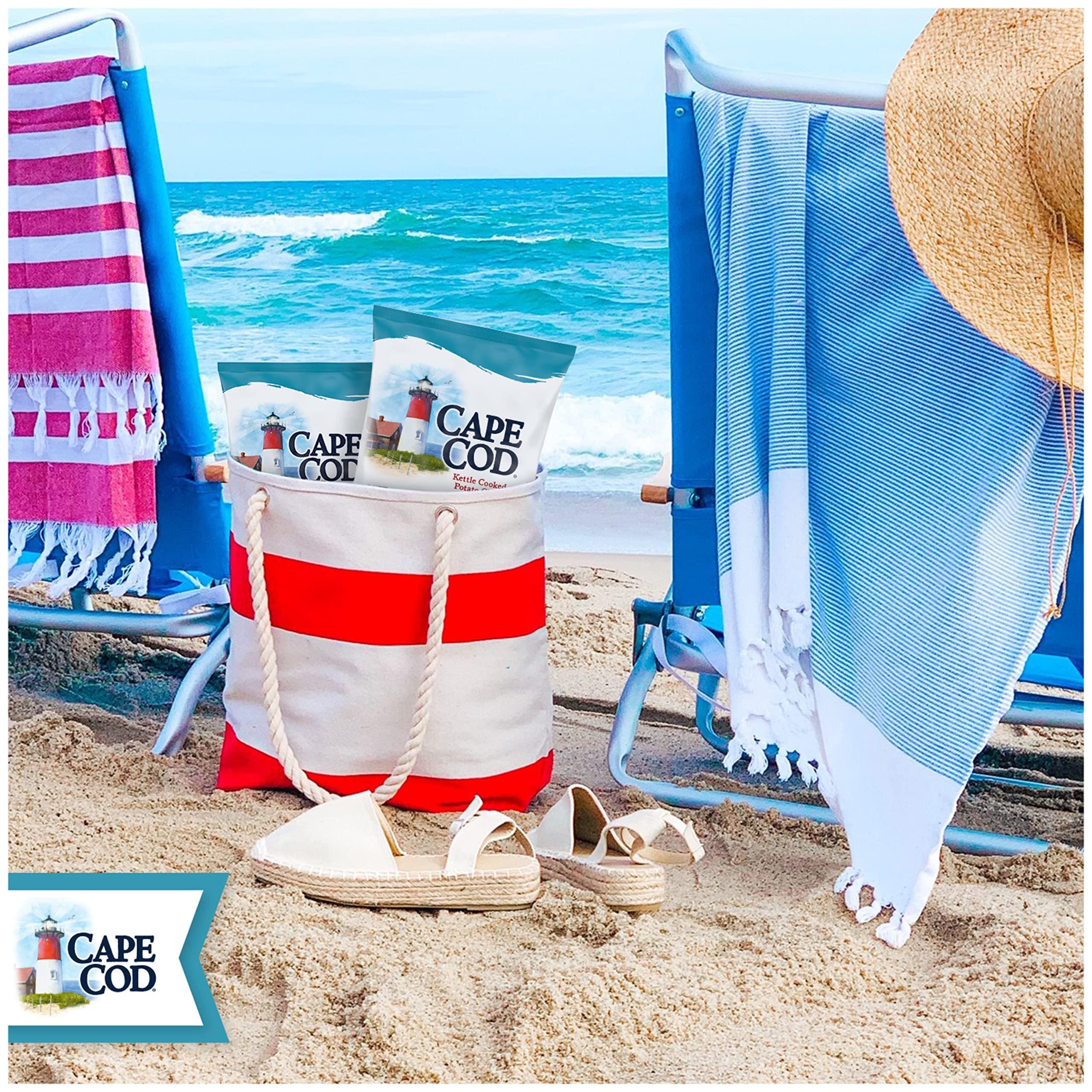 Cape Cod Cape Cod Potato Chips, Sea Salt and Vinegar Kettle Chips, 7.5 Oz (Pack of 2)