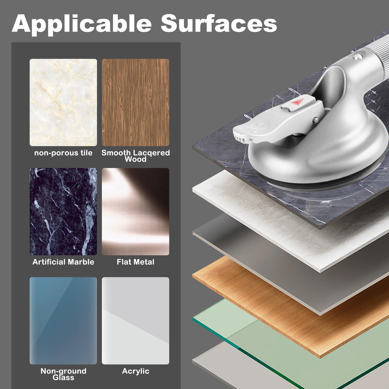 DAREN MEDICAL Daren Medical 15-Inch Shower Handle - Upgraded Grab Bar with Strong Suction Cups for Bathtub & Shower Safety, Ideal for Seniors, Elderly, Disabled -Silver