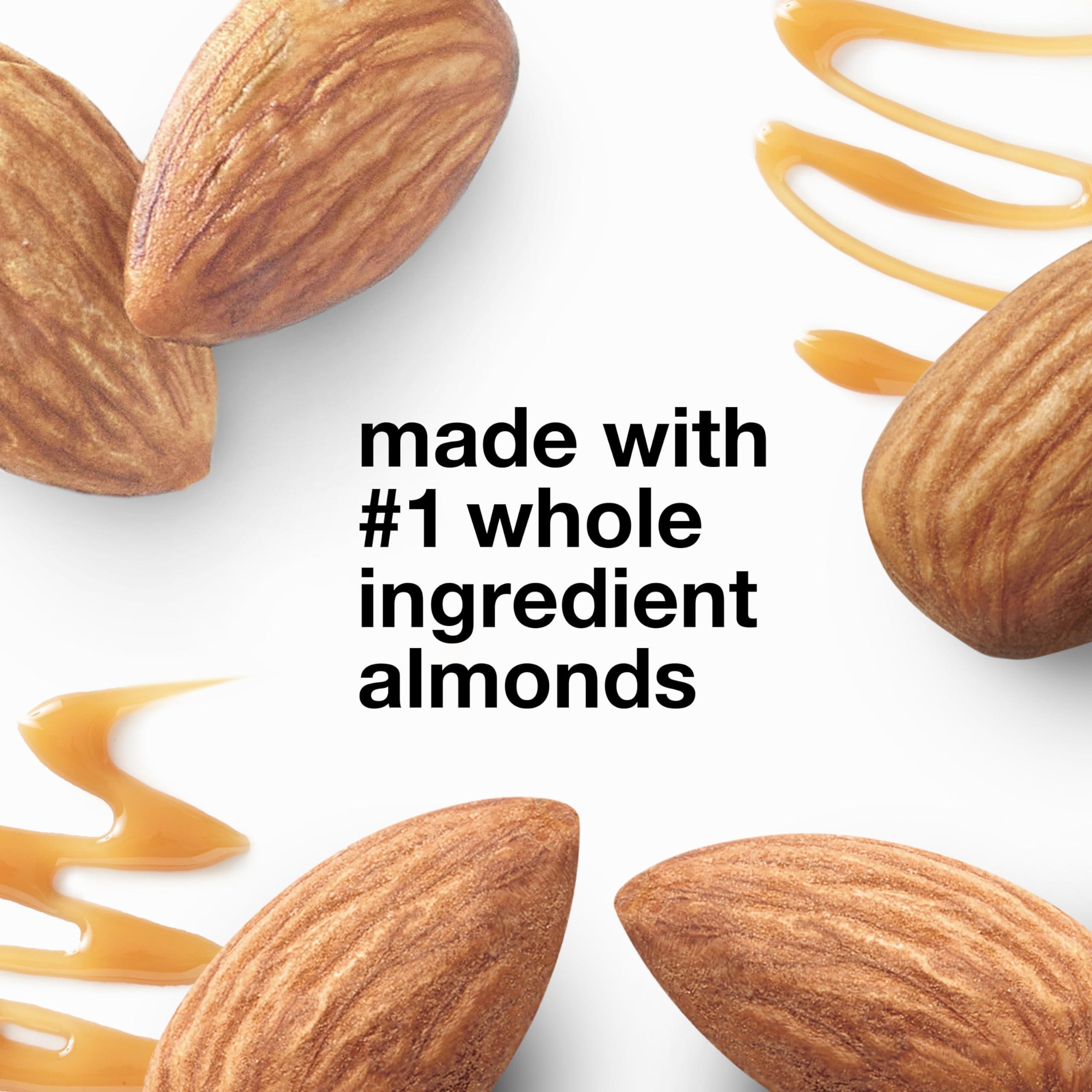 KIND KIND ZERO Added Sugar Bars, Keto Snack, Caramel Almond and Sea Salt, Good Source of Fiber, Gluten Free, Low Sugar, 5g Protein, 30 Count