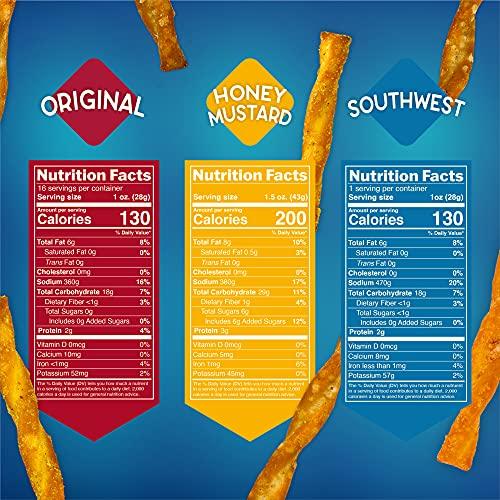 Dot\'s Homestyle Pretzels Dot\'s Homestyle Pretzels 5 Ounce Snack Size Individual Packs Seasoned Pretzel Twists (Variety Pack, 5 Ounce (Pack of 3))