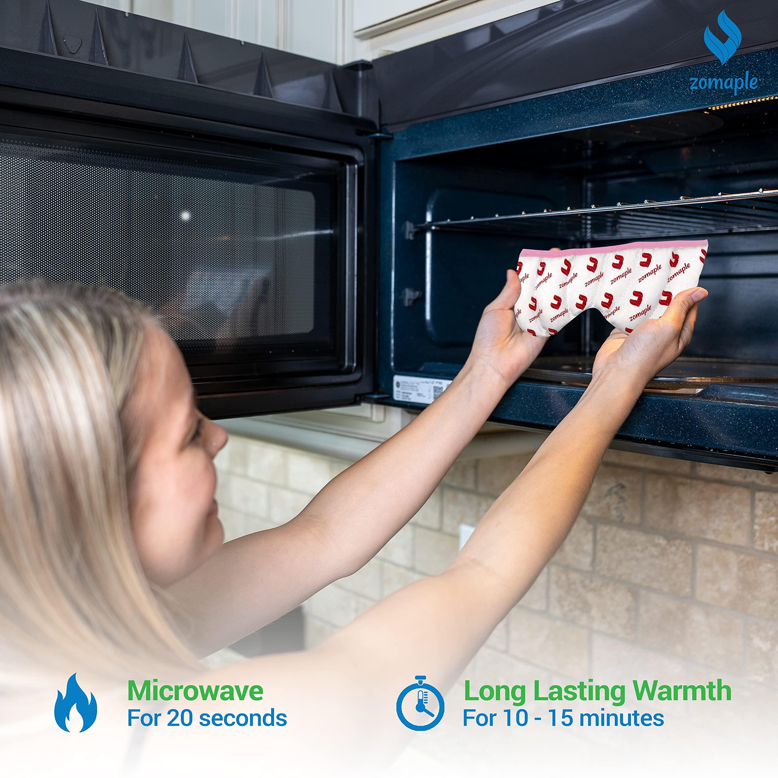 Zomaple Zomaple Heated Eye Mask for Dry Eyes, Reusable Dry Eye Mask with Moist Heat Warming Compress, Soothing Eye Warm Compress for Dry Eyes Relief - Microwavable Eye mask for Dry Eyes, Stye and Blepharitis