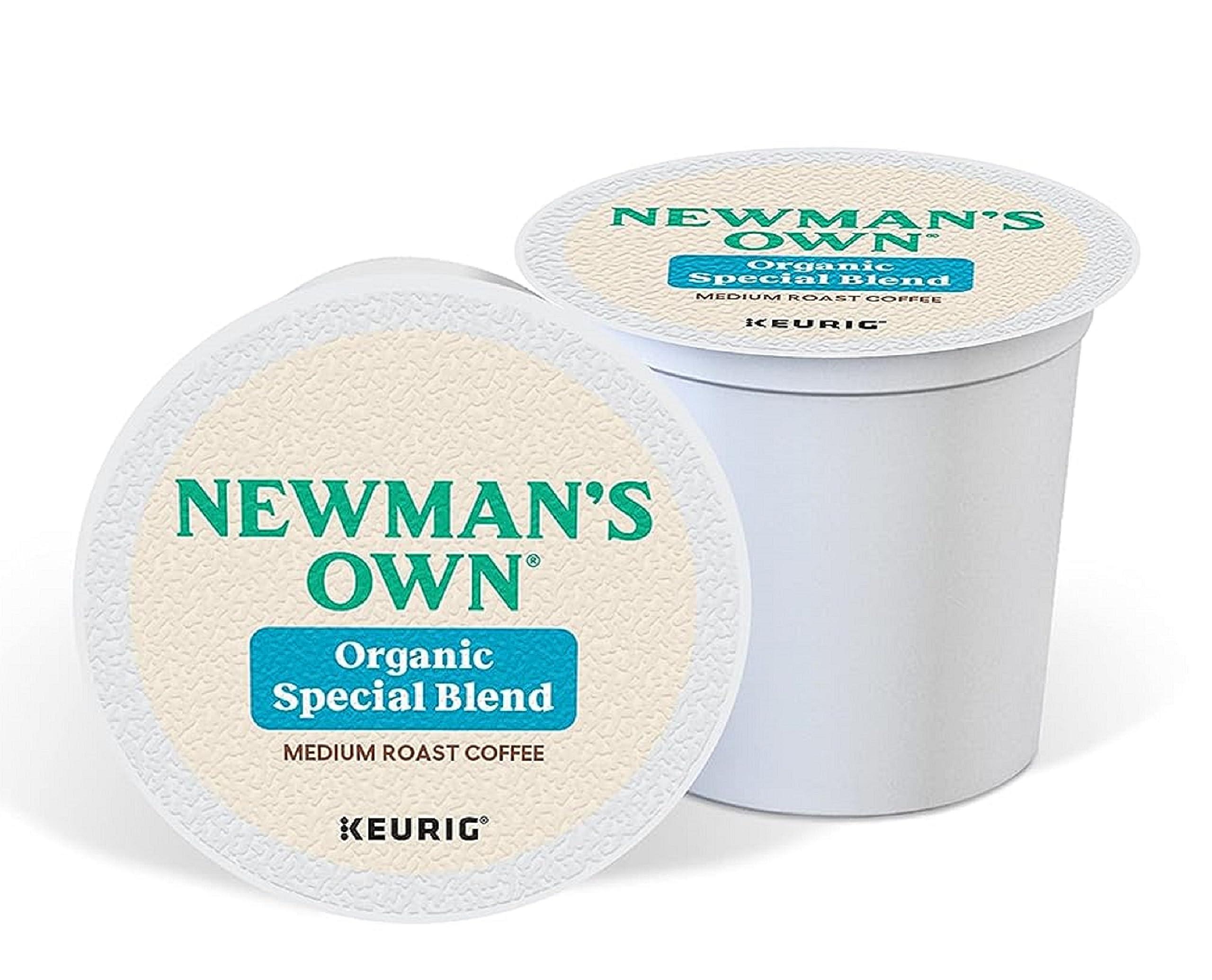Newman's Own Newman's Own Organics K-Cup Portion Pack for Keurig K-Cup Brewers, Newman's Own Special Blend (Pack of 96) (Packaging may vary)