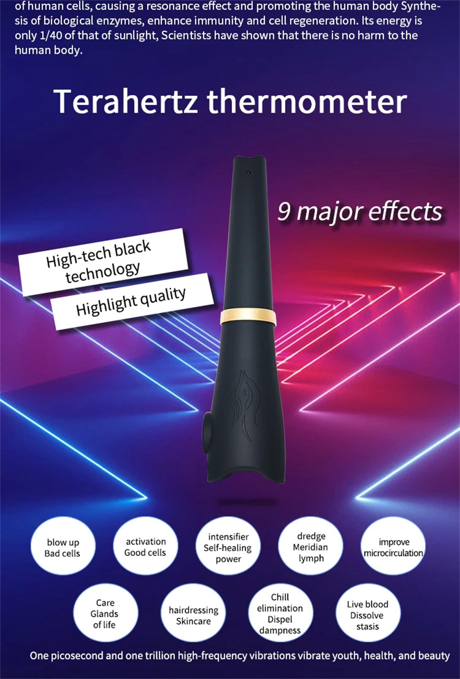 Aniwini Aniwini 1500W High Power Terahertz Therapy Device Portable Terahertz Frequency Wand, One-Click Start, Easy to Operate