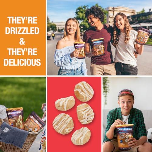 Drizzilicious Drizzilicious Mini Rice Cakes Cinnamon Swirl - Rice Crisps, Healthy Snack for Adults and Kids, Flavored Rice Cakes, Vegan, Gluten Free, Allergen Free, Only 90 Calories Per Serving - 4 oz (Pack of 1)