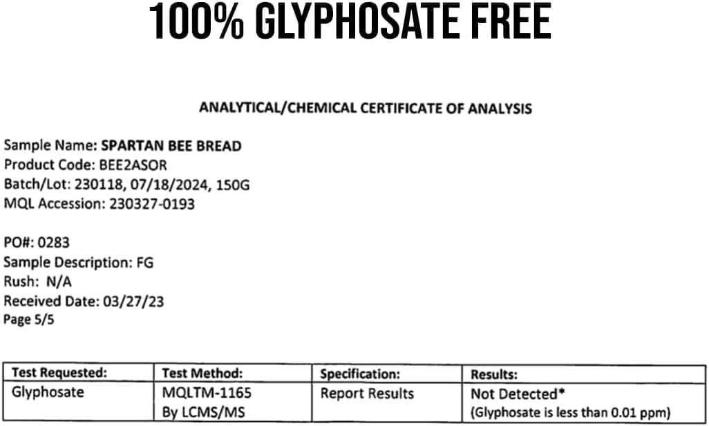 The Stampede Network Spartan Bee Bread Chewables Natural Multivitamin | High Absorption Organic Bee Pollen & Honey | Fermented By Bees For Energy, Vitality, Sleep, Recovery, Immunity | Non GMO, Nothing Synthetic