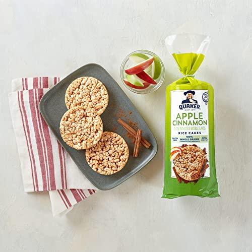 Quaker Quaker Gluten Free Rice Cakes, Apple Cinnamon, 6.53 Oz