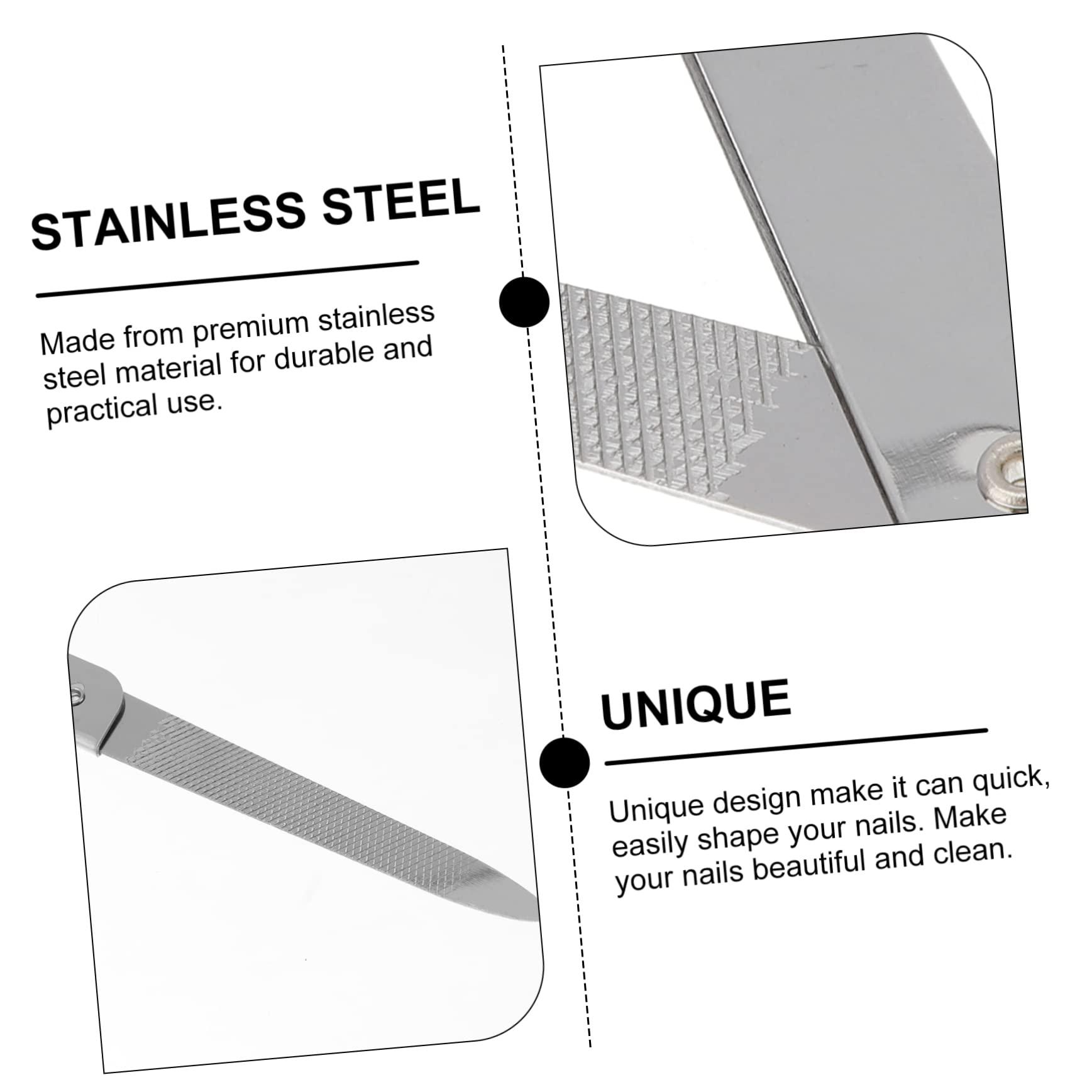 FOMIYES 6pcs Nail Buffer Nail File Foldable Nail Files Nail File Buffer