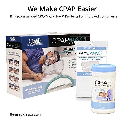 Contour Contour CPAPMax Pillow 2.0 w/Navy Pillowcase