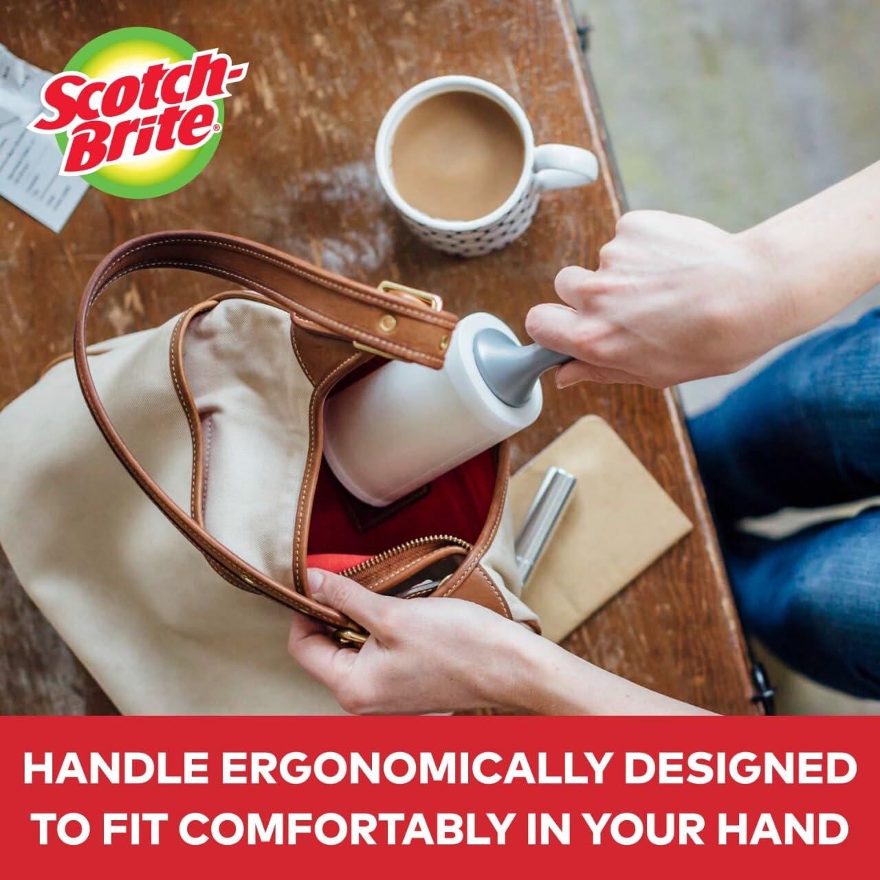 Scotch-Brite Scotch-Brite Lint Roller Refill, Works Great On Pet Hair, 60 Sheets ( Pack Of 6 ) ( Packaging May Vary )