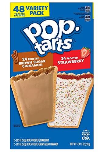 Kellogg's Kellogg's Pop Tarts Strawberry and Brown Sugar Variety Pack, 48 ct.