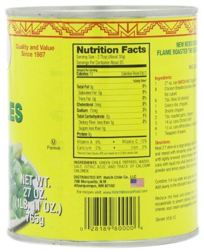 Hatch Hatch Mild Chopped Green Chile, 27-Ounce (Pack of 3)