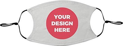 Costume Agent Face Mask with Design Add Your Own Custom Image Reusable Cloth Mask with Filter (10 Pack)