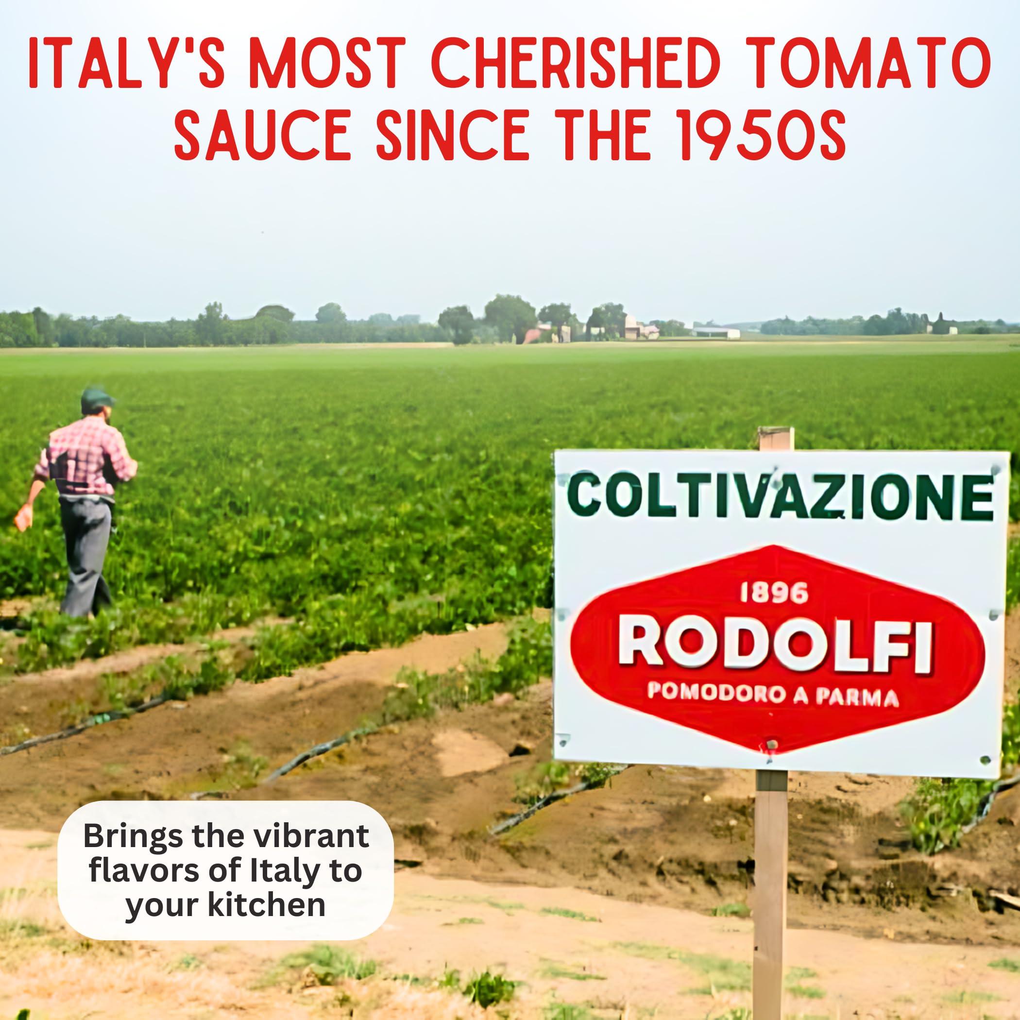 Rodolfi Tomato Paste Tube \"Ortolina\" Rodolfi Sauce, 130 gr (4.5 Oz) - Pack of 2, Authentic Italian Product with Fresh Tomatoes and Vegetables, Imported from Italy, Additive-free