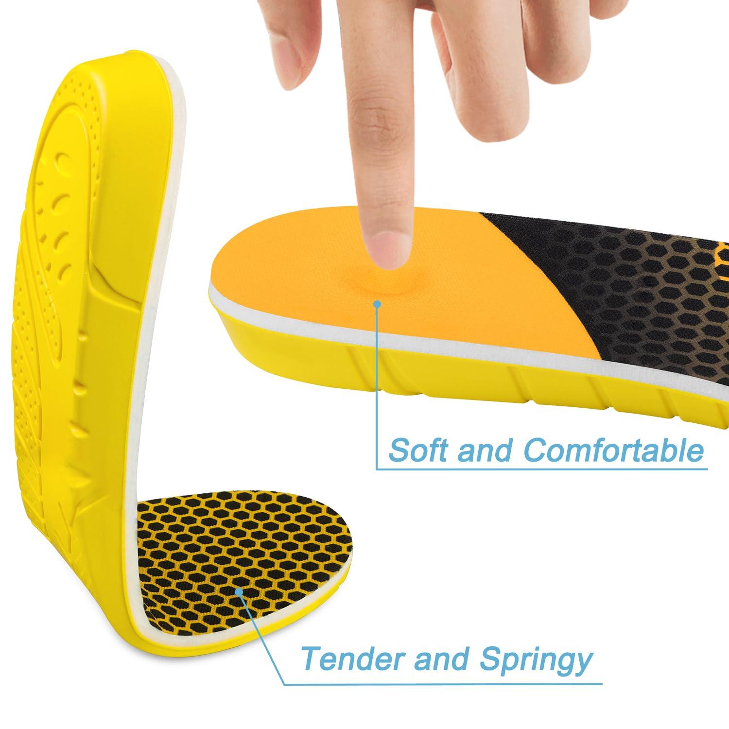 Endoto Endoto Insoles for Georgia Boot Shoes, Replacement Footwear Memory Foam Inserts for Men & Women Shock Absorption & Foot Pain Relief(Size: US XL / M11-M12.5)