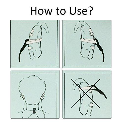 SOUNDLINK Hearing Aids Clip for RIC - Portable Hang Rope Anti-lost Fixation Cord Lanyard Clip Protection For Seniors (7mm)