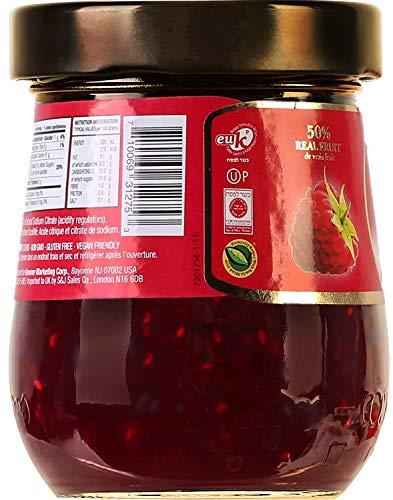Tuscanini Tuscanini Premium Italian Raspberry Preserves, 11.64 oz Jar, Spreadable Fruit Jam, No High Fructose Corn Syrup, No Preservatives, Non GMO, Gluten Free
