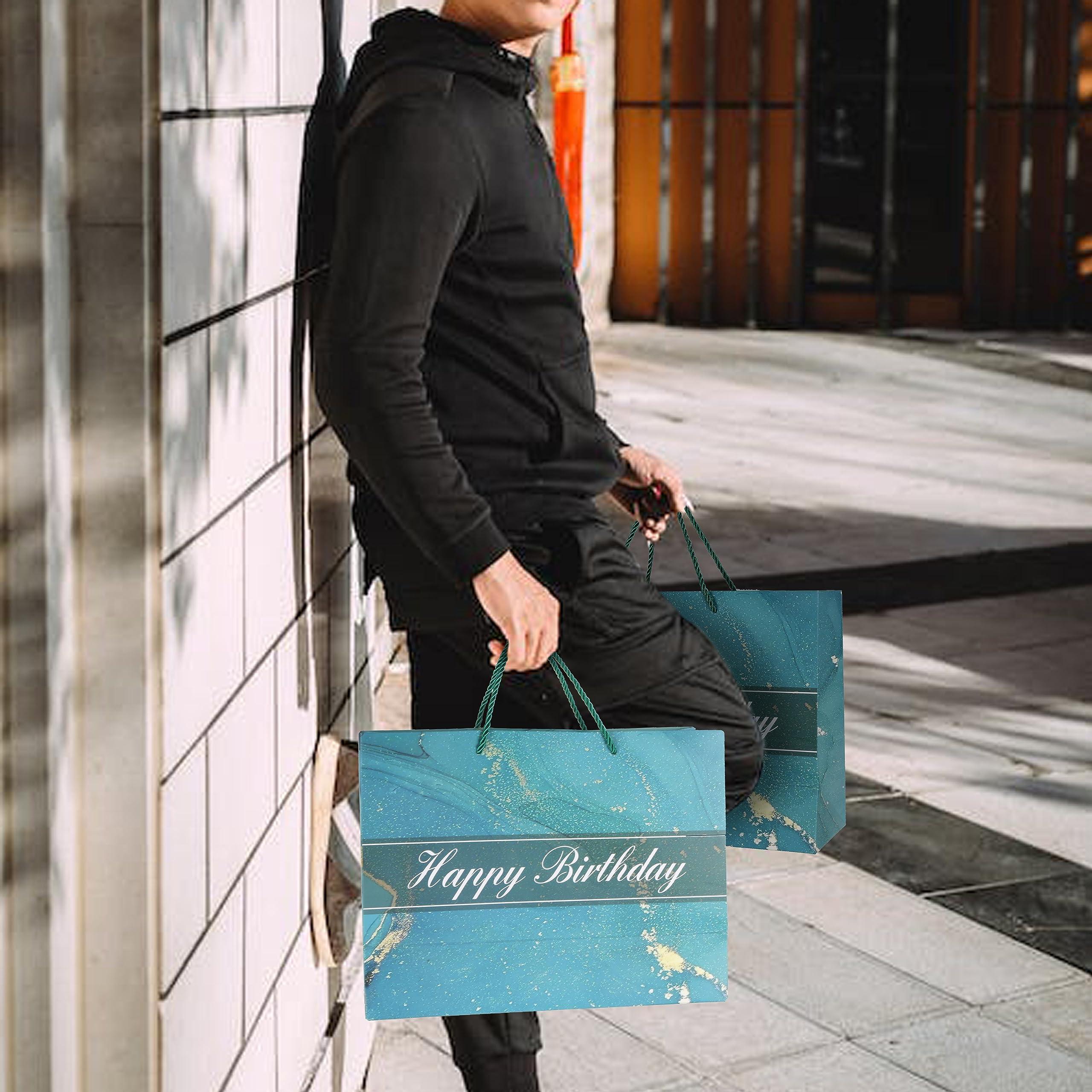 thumbnail image 2 of Pandecor 13\" Large Gift Bag With Handle And Tissue Paper... 2 of 13