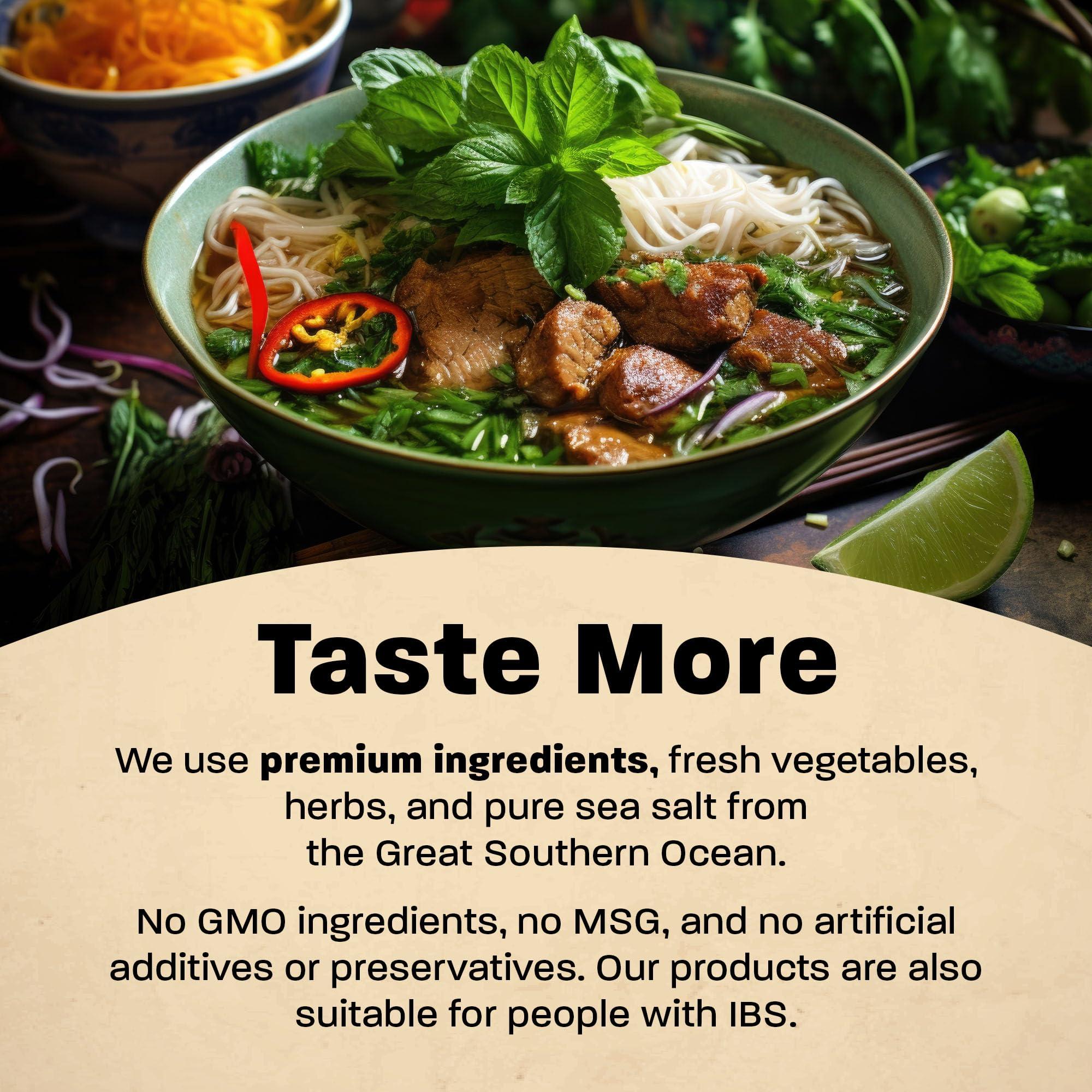 Massel Massel Instant Asian Bouillon Cube Bulk Pack - Laksa, Pho, Rasam Soups, Gluten-Free, MSG & Dairy-Free, Non-GMO, 0g Trans Fat, 105g Cubes, 18 Pack