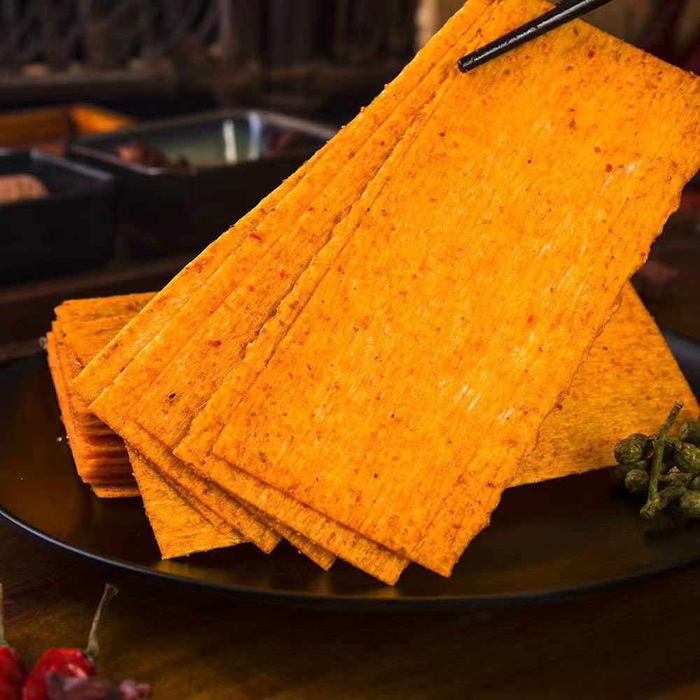 ZAOIAN Hunan Latiao 30g/Bags, Sweet Spicy Flavor Chinese Spicy Snack, Spicy Strip Small Gluten, Snacks, Instant Snacks, Spicy Snacks (20 bag)