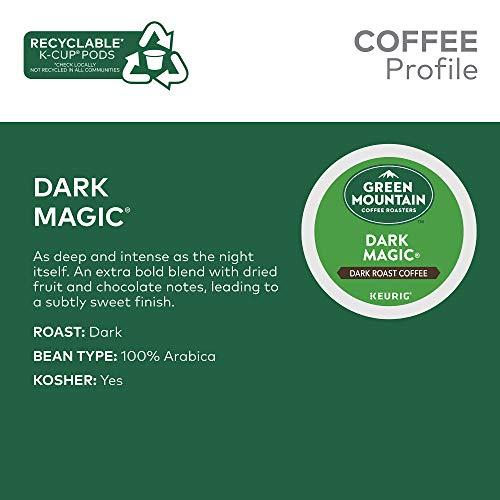 Green Mountain Coffee Roasters Green Mountain Coffee Roasters Dark Magic, Single-Serve Keurig K-Cup Pods, Dark Roast Coffee, 24 Count