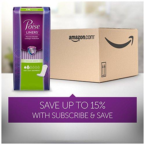 Poise Poise Incontinence Panty Liners, Very Light Absorbency, Regular, 48 Count