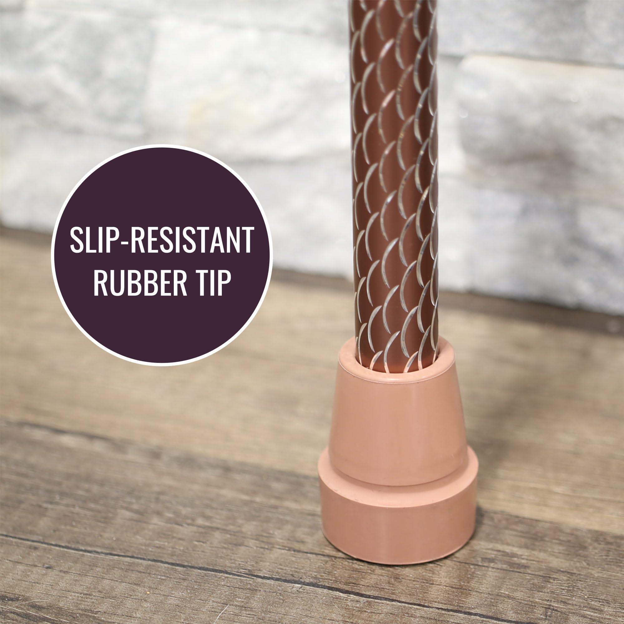 Switch Sticks Switch Sticks Folding Walking Cane For Women & Men - Adjustable 32-37 In, Lightweight With Ergonomic Wood Handle, Slip-Resistant Rubber Tip Supports 264 Lbs - Canes For Women For Stability (FSA/HSA)