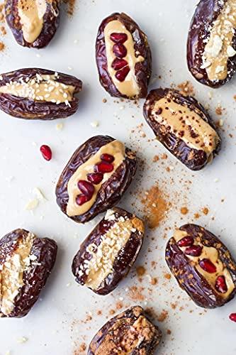 Royal Palm Premium Medjool Dates by Royal Palm 12oz Bag of Pitted Jumbo Dates Natural Sweetener and Fresh Dried Fruit Healthy Vegan Snack & Natural Energy Boost Non-GMO, Kosher Premium Date Fruit