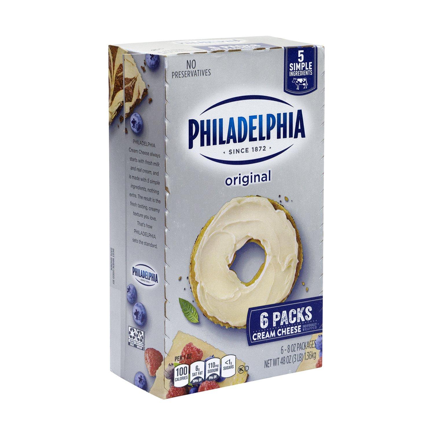 Kraft Kraft Philadelphia Cream Cheese (8 oz. pkg., 6 ct.)