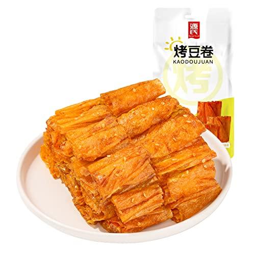 Genji food Genji food Latiao Spicy Strip 5 Bags Net Weight 366g Spicy Bean and Flour Product Combination Gift Pack Chinese Special Snack Food 5366g
