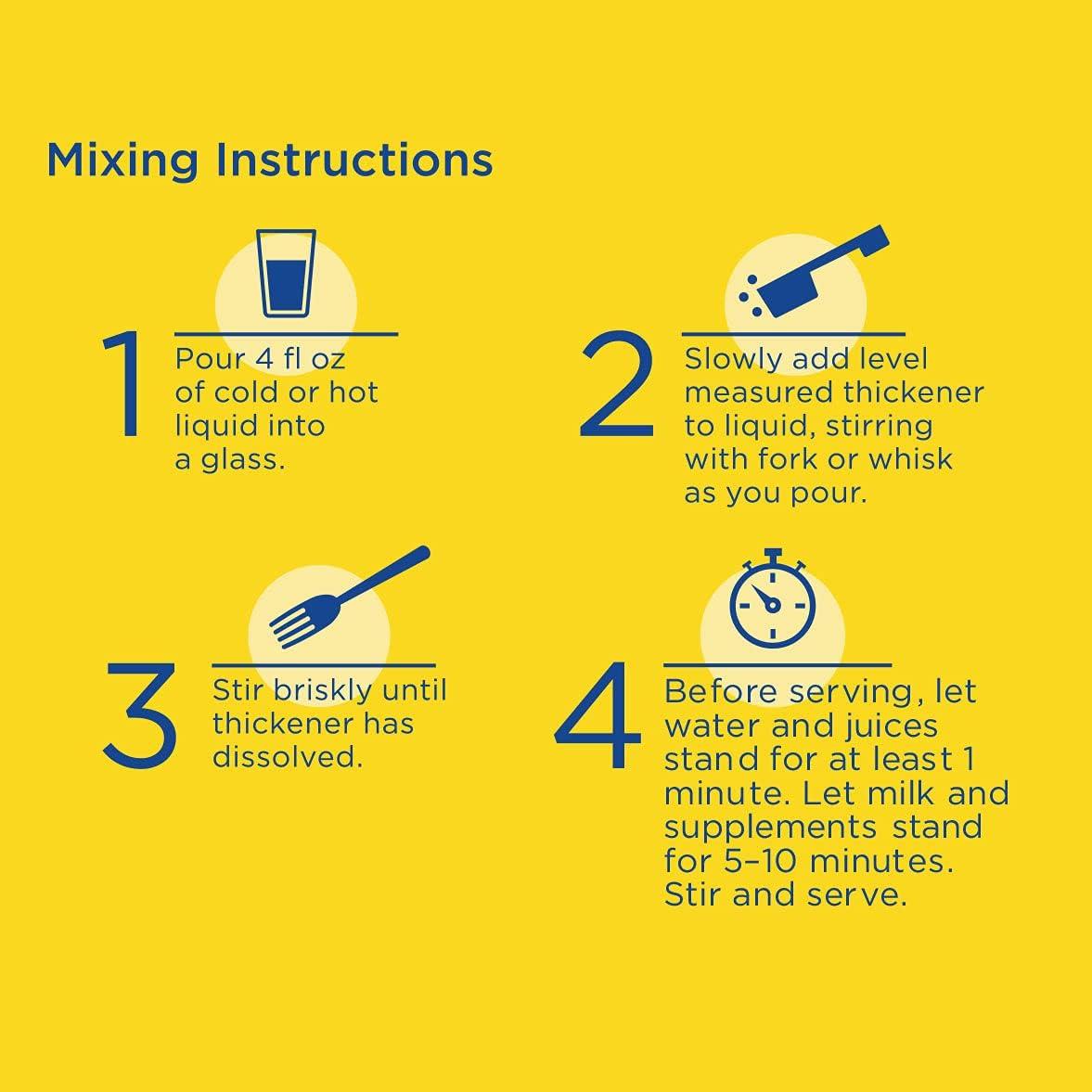 Thick-It Thick-It Original Food & Beverage Thickener, Flavorless Powder for Dysphagia (IDDSI), Digestible Swallowing Aid, Easy-to-Mix & Instant Dissolve, Used in Hot & Cold Food, 36 oz Canister