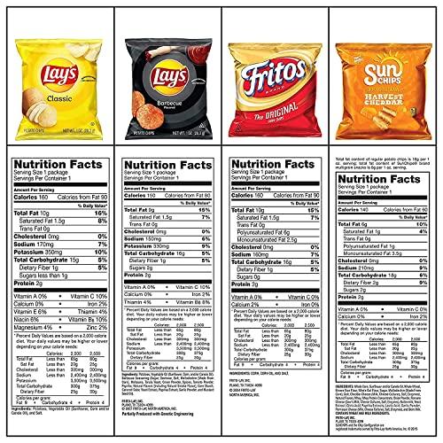 Frito Lay Frito Lay Sweet & Salty Snacks, Variety Mix of Cookies, Crackers, Chips & Nuts, (Pack of 50)