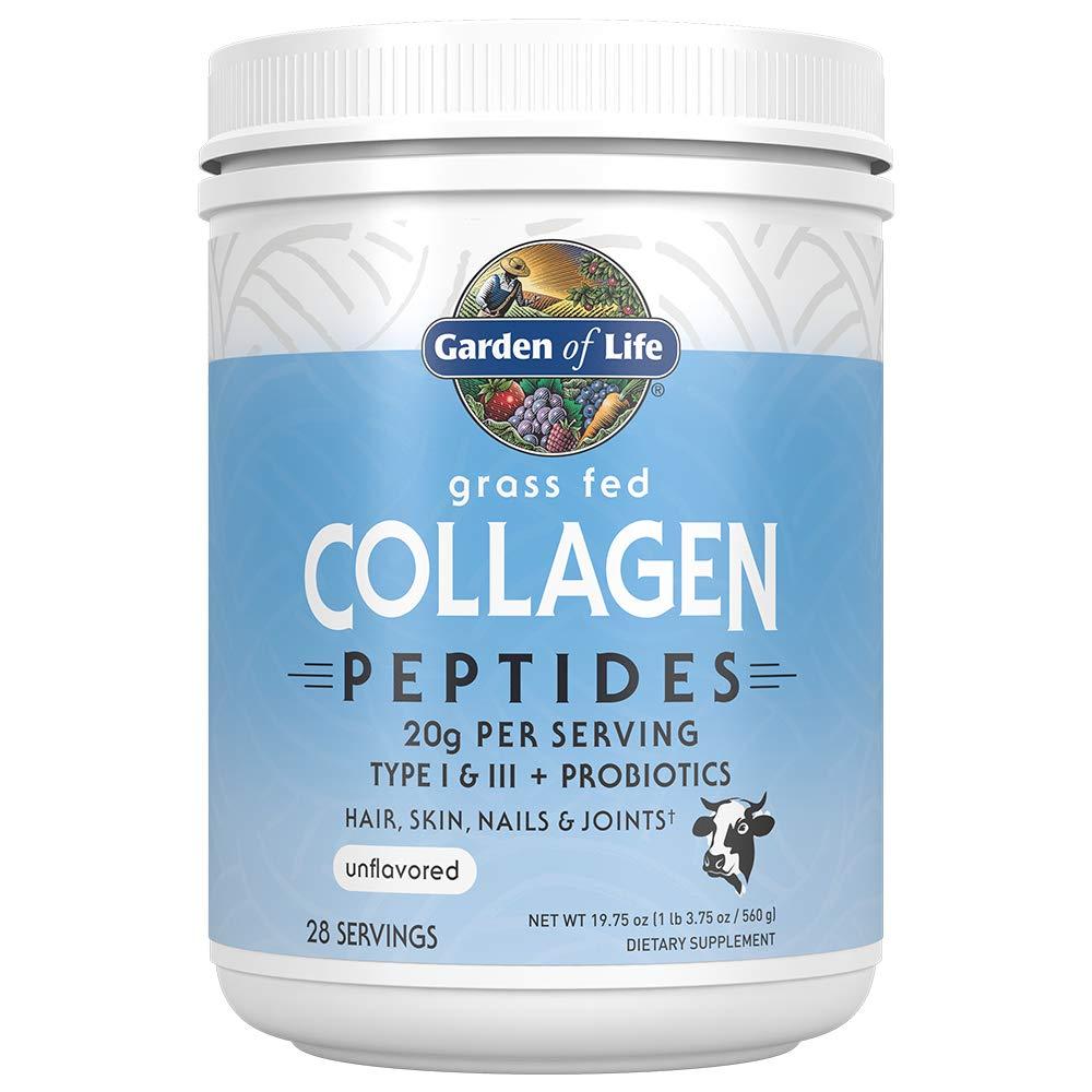 Garden of Life Garden of Life Organic Vegan Sport Protein Powder & Collagen Peptides Grass Fed, 19.75 Ounce