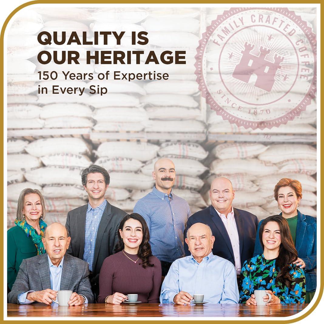 Don Francisco's Don Francisco\'s Premium Vanilla Nut Medium Roast Ground Coffee - 100% Arabica Beans, Perfect for Drip, Pour Over, and French Press - Carefully Sourced, Family-Crafted Since 1870 (20 oz Bag)