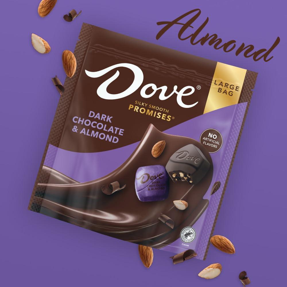 Dove DOVE PROMISES Individually Wrapped Almond & Dark Chocolate Candy Assortment, 12.67 oz Bag