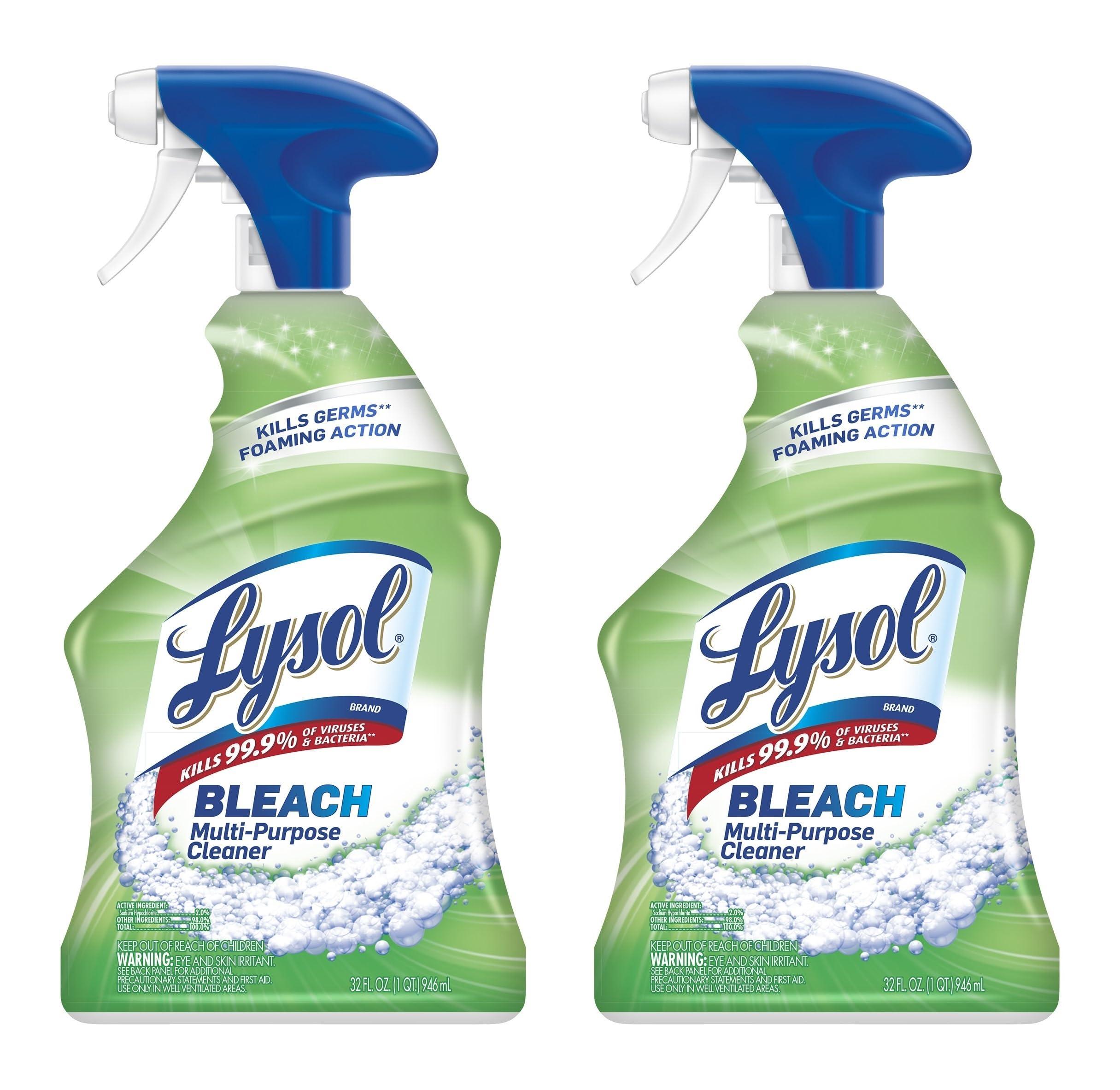 Lysol Lysol All Purpose Cleaner with Bleach, 32 Ounce (Pack of 2)