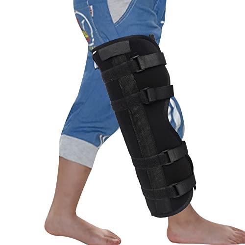 OhMill OhMill Kids Knee Brace for Knee Pain Adjustable Knee Brace with Side Stabilizers Knee Joint Fixation Protector for Sports, Meniscus Tear,Injury Recovery - Fit Boys & Girls