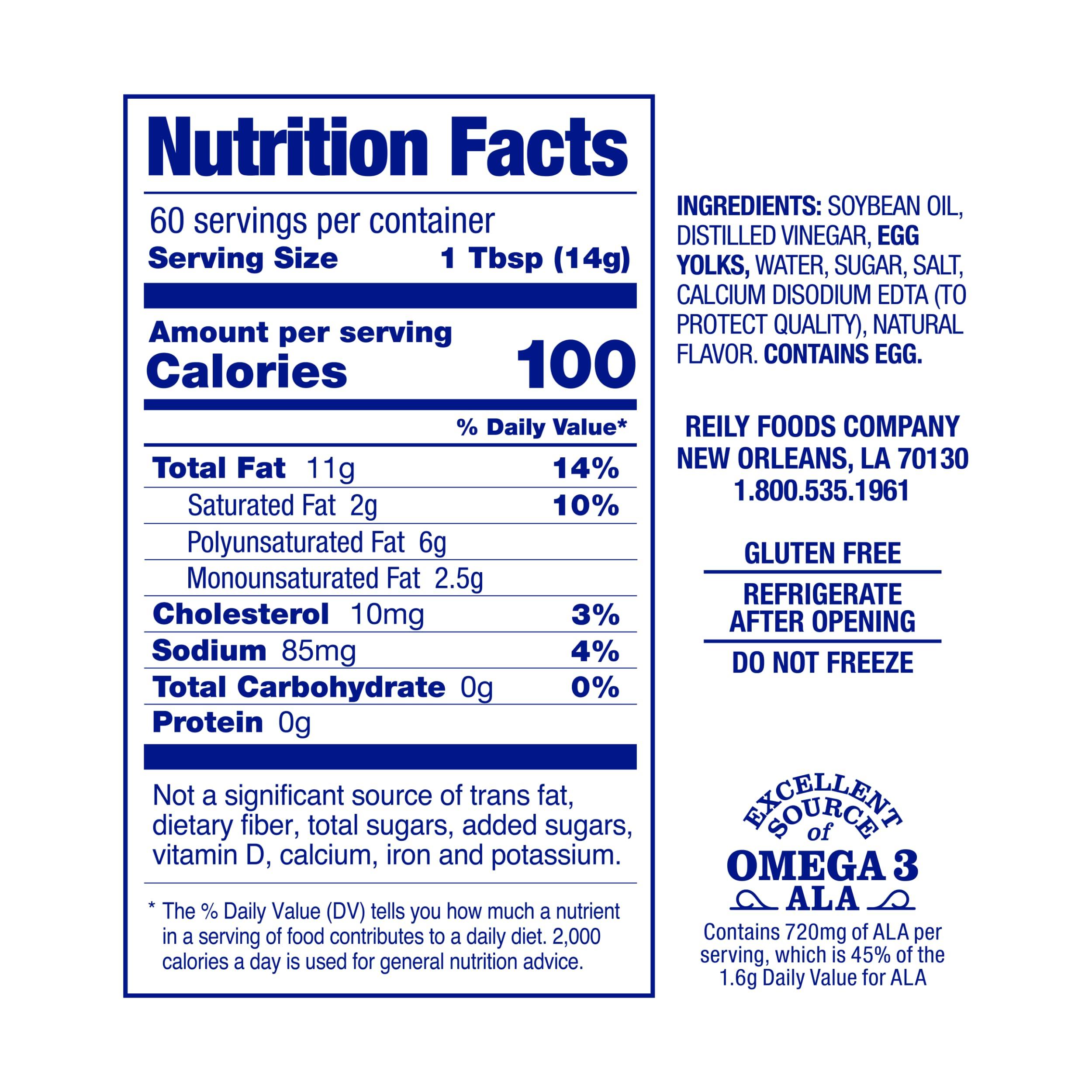 Blue Plate Mayonnaise Blue Plate Real Mayonnaise, Homestyle Mayo For Chicken Salad to Deviled Eggs, 30 Fl Oz (Pack of 1)