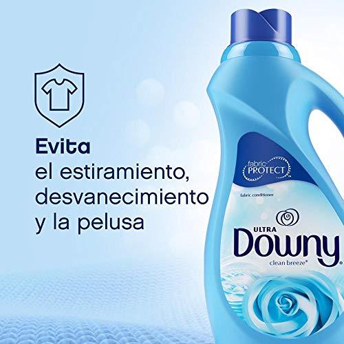 Downy Downy Ultra Liquid Fabric Softener, Clean Breeze Scent, 1.53 L (60 Loads)