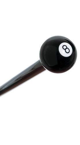 King Products Walking Cane Eight Ball Billiard Black Cane