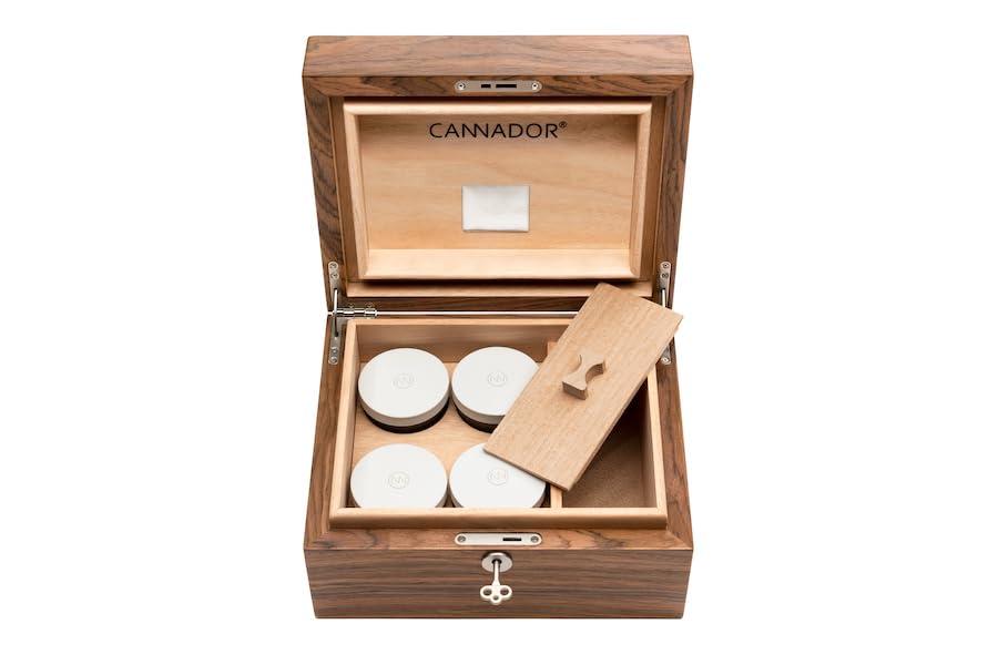 Cannador Cannador 4-Strain (with nook) Walnut Humidor