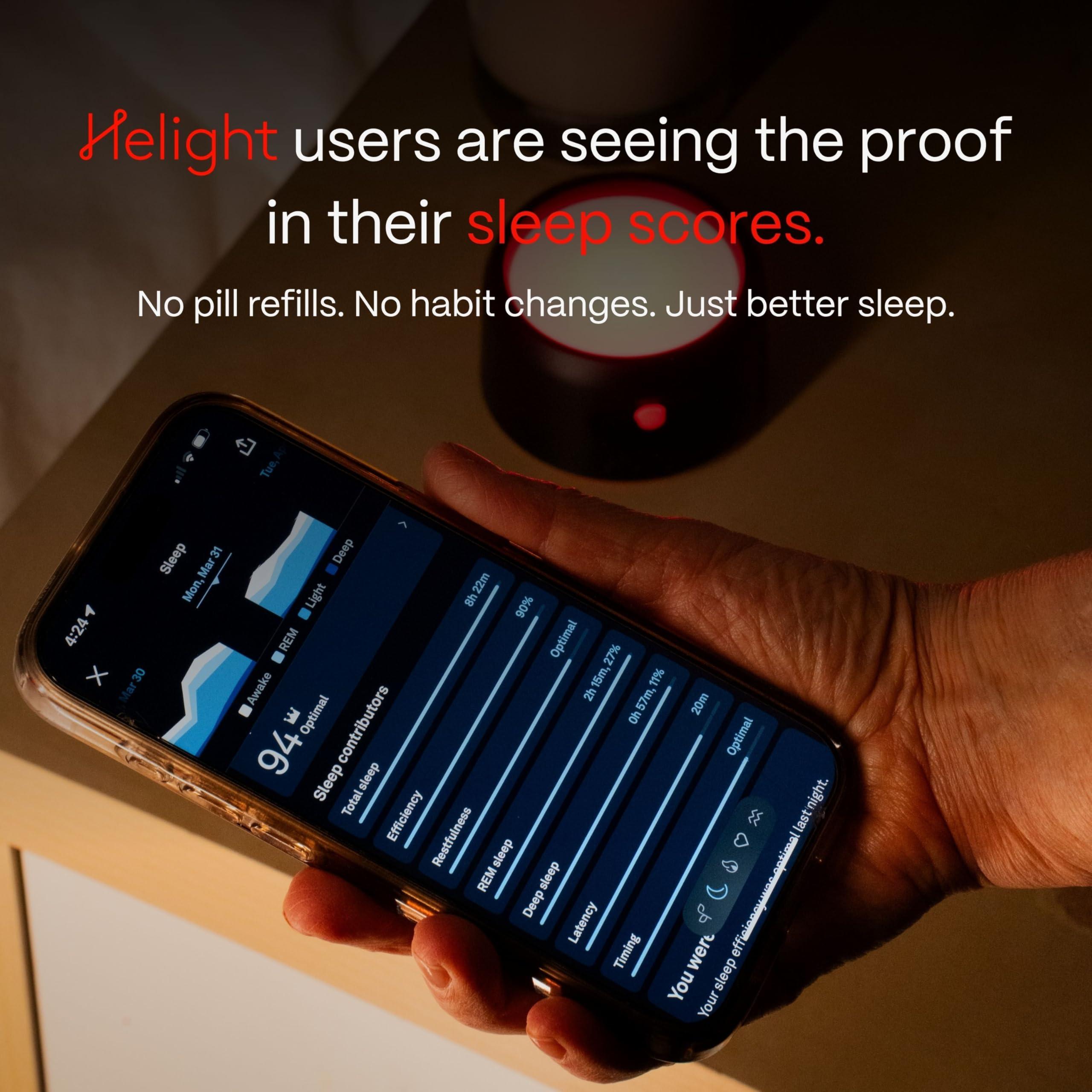 Helight Helight Sleep Red Light Therapy Sleep Device 630nm Pure Red Light for Better Sleep Sleep Aid to Support Deep Relaxation and Quality Sleep Backed by Science for Adults & Kids Bedrooms