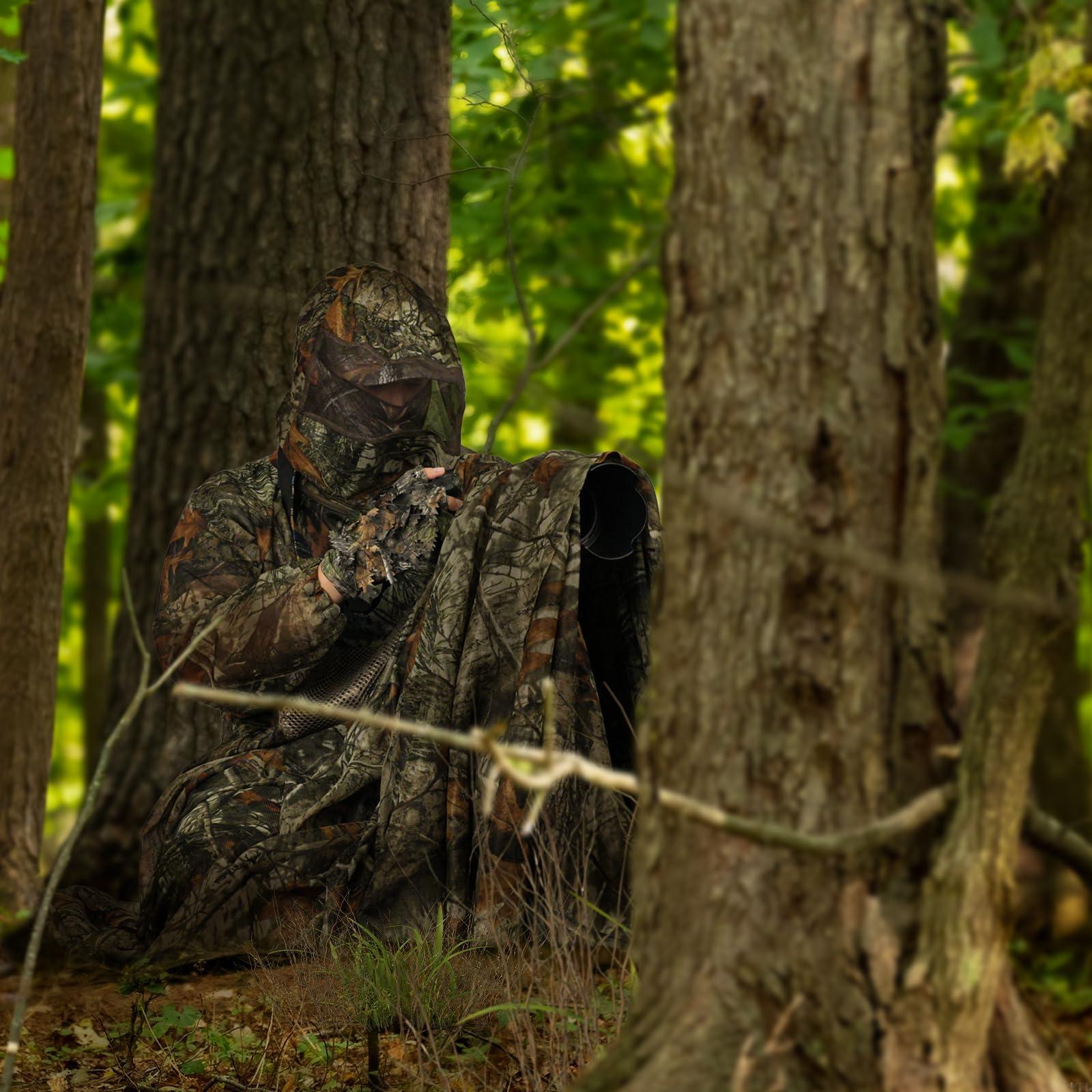 LOOGU LOOGU Mosquito Suits, Net Bug Pants & Jacket Hood Sets - Ultra-fine Mesh - With Fishing, Hiking, Camping and Gardening