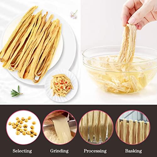 JTEDZI JTEDZI Dried Bean Curd Stick, 17.63oz(500g) Dried Beancurd Sticks, ??, Non-GMO Asian Dried Tofu Skin Yuba, Good Source of Protein, Great Gourmet Gift, for Stir-fry, Hot Pot, Cold Salad