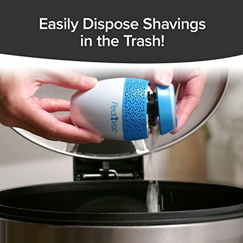 PediVac PediVac As Seen On TV Electric Callus Remover + Built-In Vacuum Sucks Up Shavings,Gently Removes Calluses & Dry Skin in Seconds, Mess-Free, Spins at 2000 RPMs, LED Light, 2 Speed Settings, 3.5\"x 2.5\"