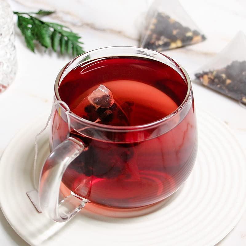 MIHUNTANG Wu hei tea 8.81oz (5g50packets) Five black tea Mulberry black wolfberry tea Combination herbal tea bag 250g