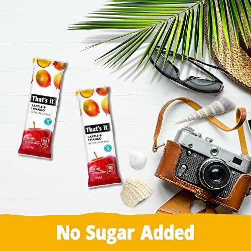 That's it. That's it. Variety Pack 100% Natural Real Fruit Bar, Best High Fiber Vegan, Gluten Free Healthy Snack, Paleo for Children & Adults, Non GMO No Added Sugar, No Preservatives Energy Food (12 Pack)